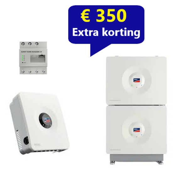 Een thuisbatterij van SMA 12.8 kWh