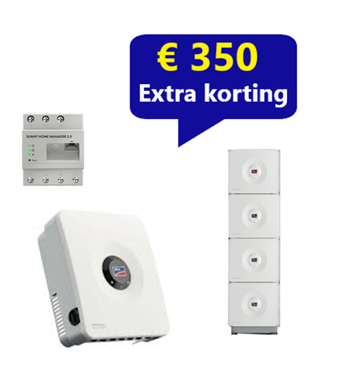 Een thuisbatterij van SMA 12.8 kWh