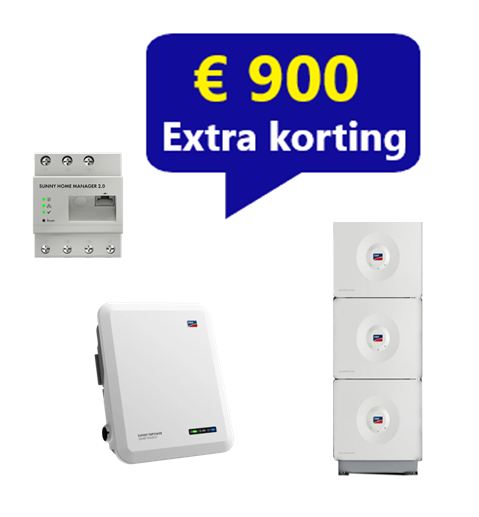 Een thuisbatterij van SMA 9.6 kWh