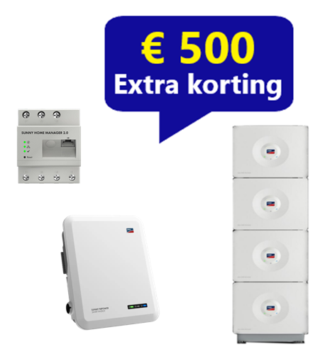 Een thuisbatterij van SMA 12.8 kWh