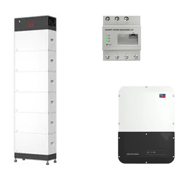 SMA Storage 3.7 met BYD 16.56 kWh Accu
